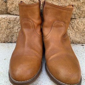 Madewell tan booties